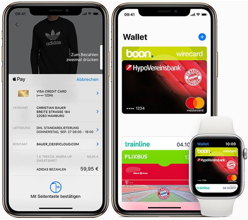 Apple Pay startet in Deutschland