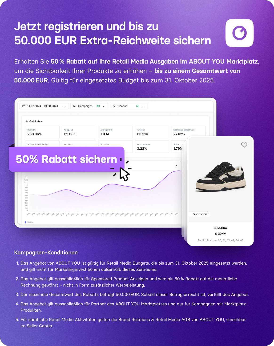 Sichtbarkeit mit Retail Media.