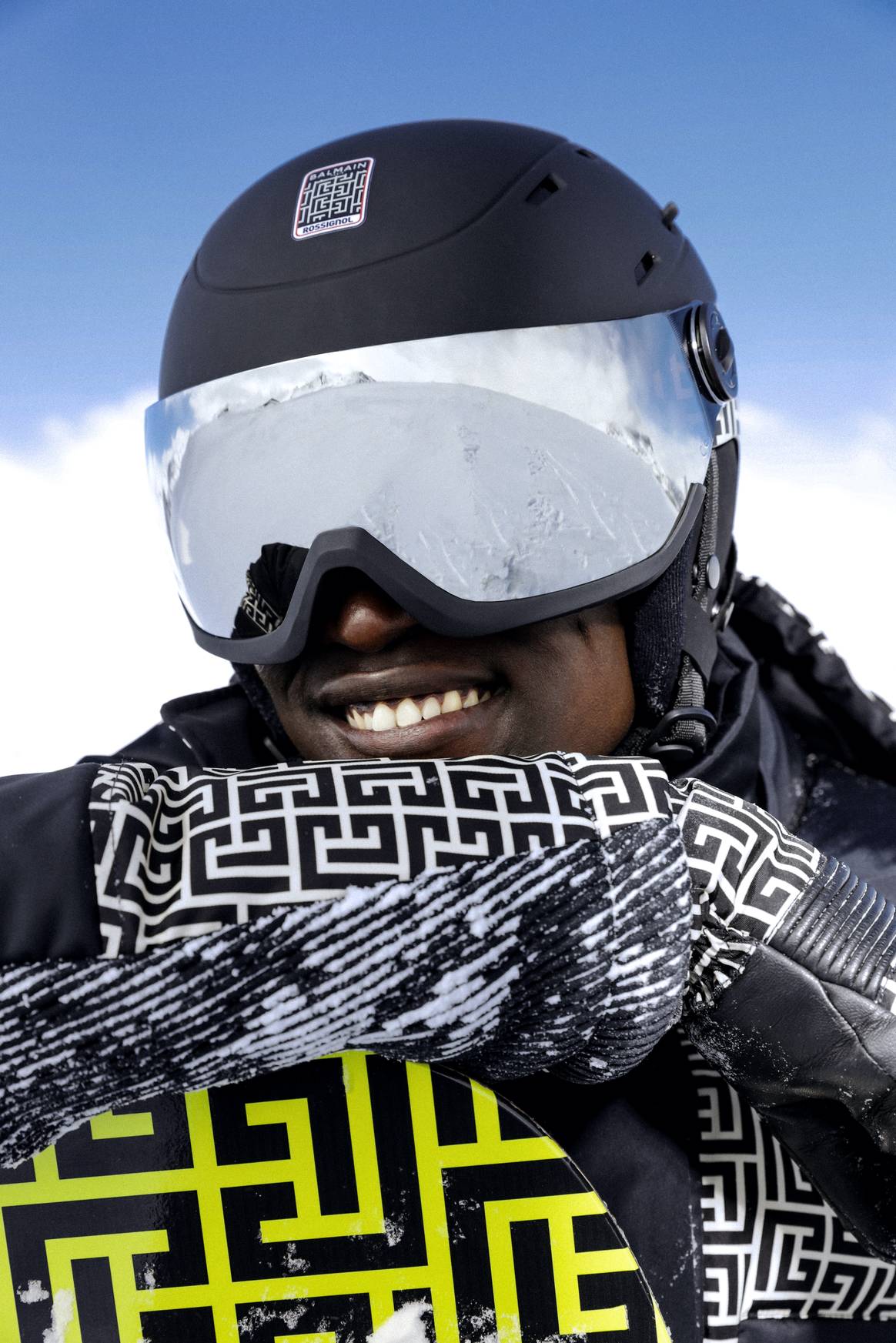 Image: courtesy of Balmain + Rossignol by Francesca Beltran