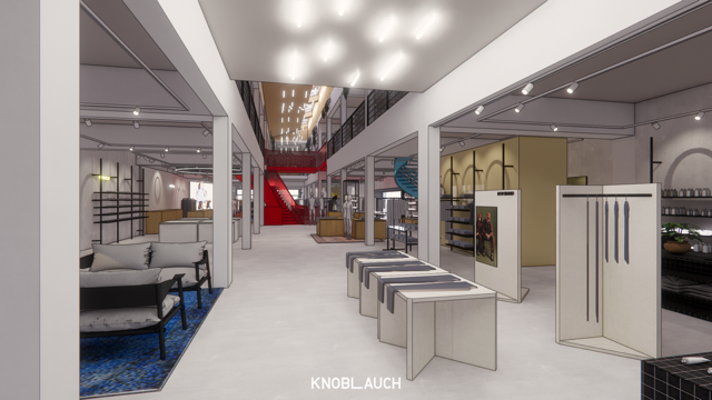Visualisierung des neuen Concept Stores