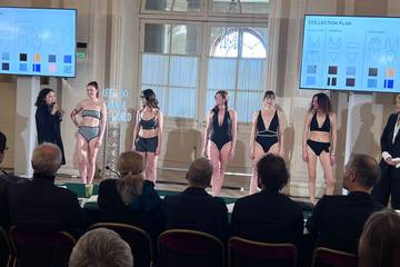 IFM and Kering showcase wool swimsuits at French Senate