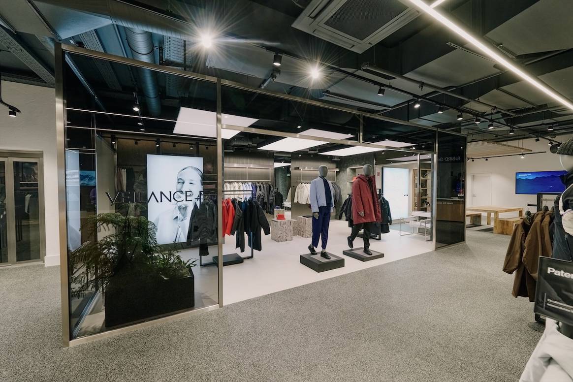 Die Fläche der Luxuslinie Veilance im Hamburger Arc'teryx-Store