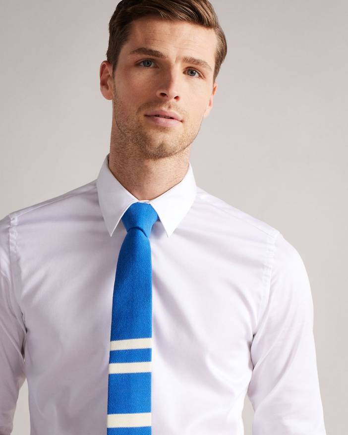 Gestreifte Krawatte aus Jersey | Ted Baker