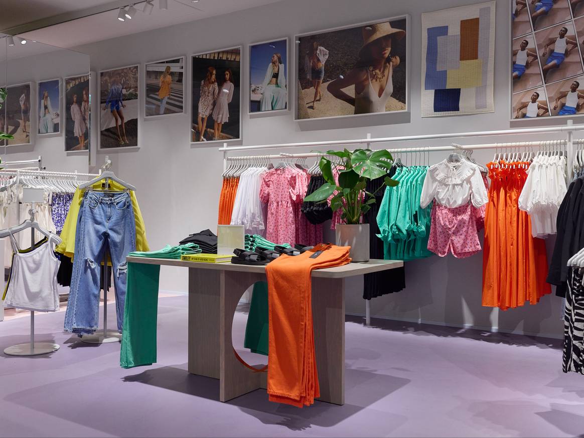 Het nieuwe retailconcept van Vero Moda, beeld via PR Bestseller