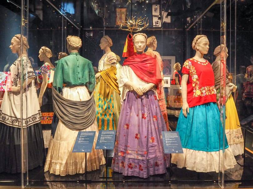 Inside the Frida Kahlo exhibition at the V&A