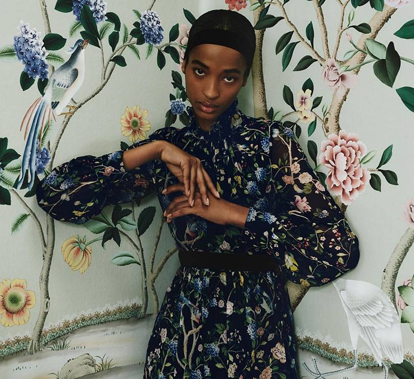 Erdem collaborates with de Gournay
