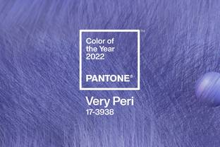 Un inédito Very Peri, color Pantone del año 2022