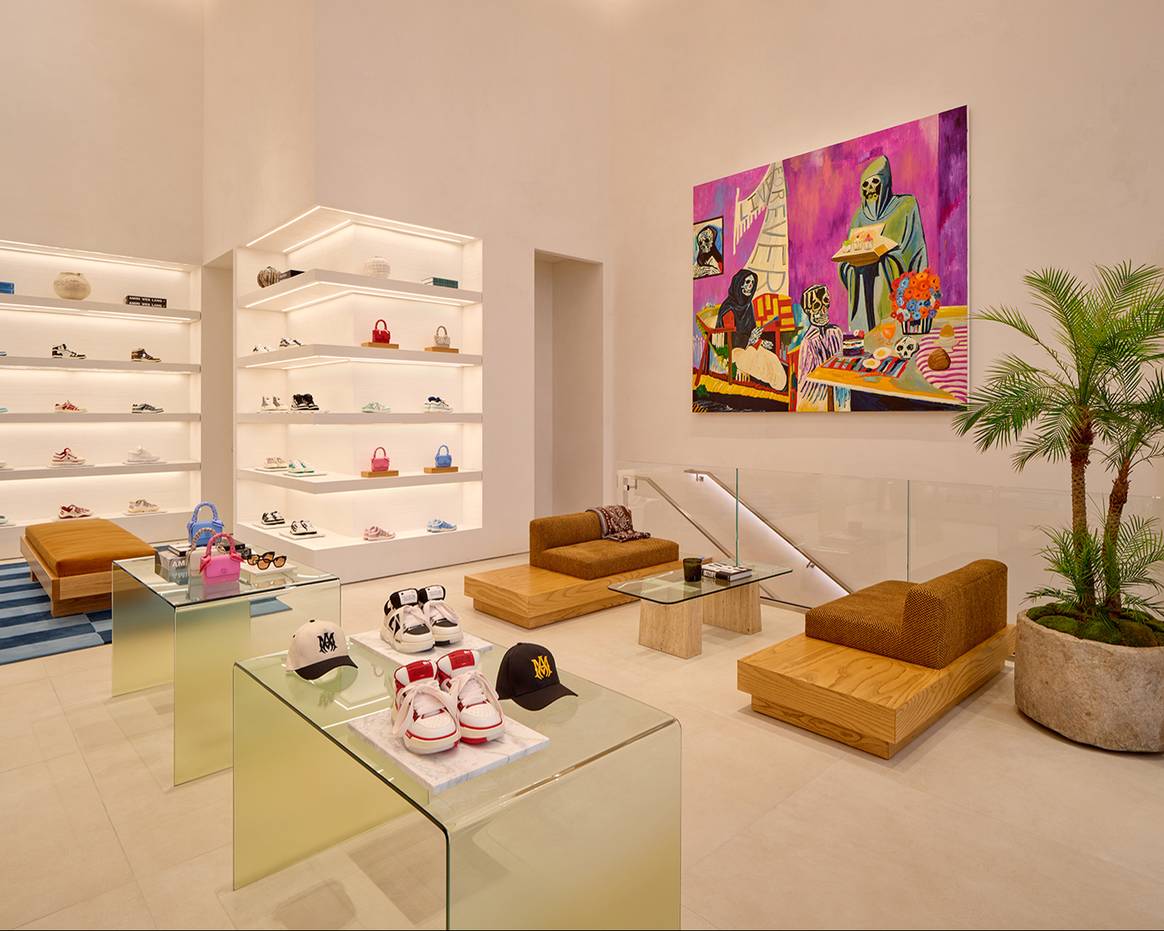 Credits: Image: Amiri; Amiri Rodeo Drive flagship store