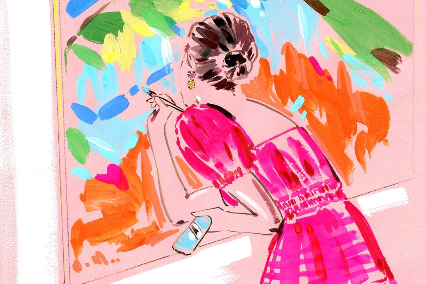 Fashion illustrators now expanding their creativity into non