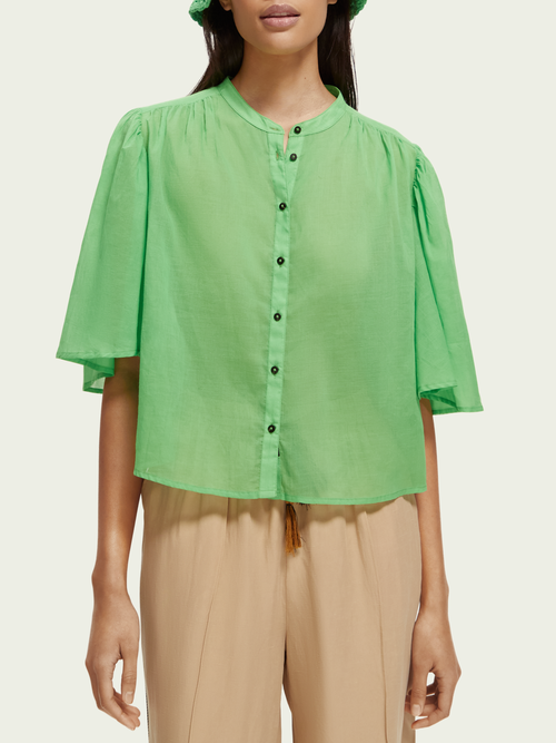 Blouse met vlindermouwen | Scotch & Soda