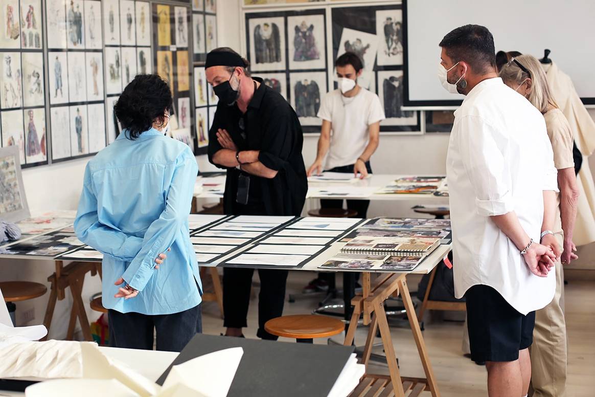 Accademia Costume & Moda students finalize collection of Valentino Industry Project