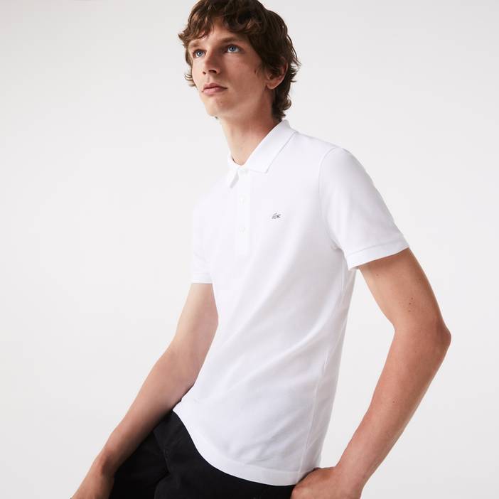 Slim Fit Lacoste-Polo aus dehnbarem Petit Piqué | Lacoste