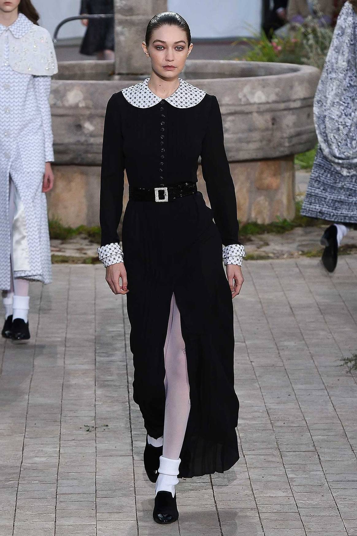 Viard delivers schoolgirl chic in Chanel haute couture show