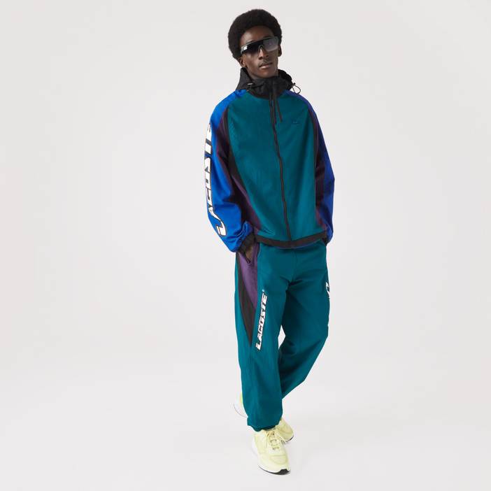 Herren Lacoste Héritage Nylon-Jacke mit Colourblock | Lacoste