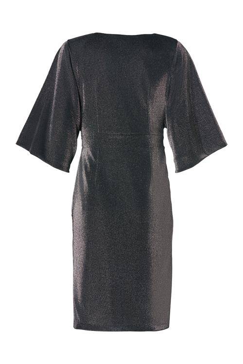 Milan Metallic Jurk Zilver | Mart Visser
