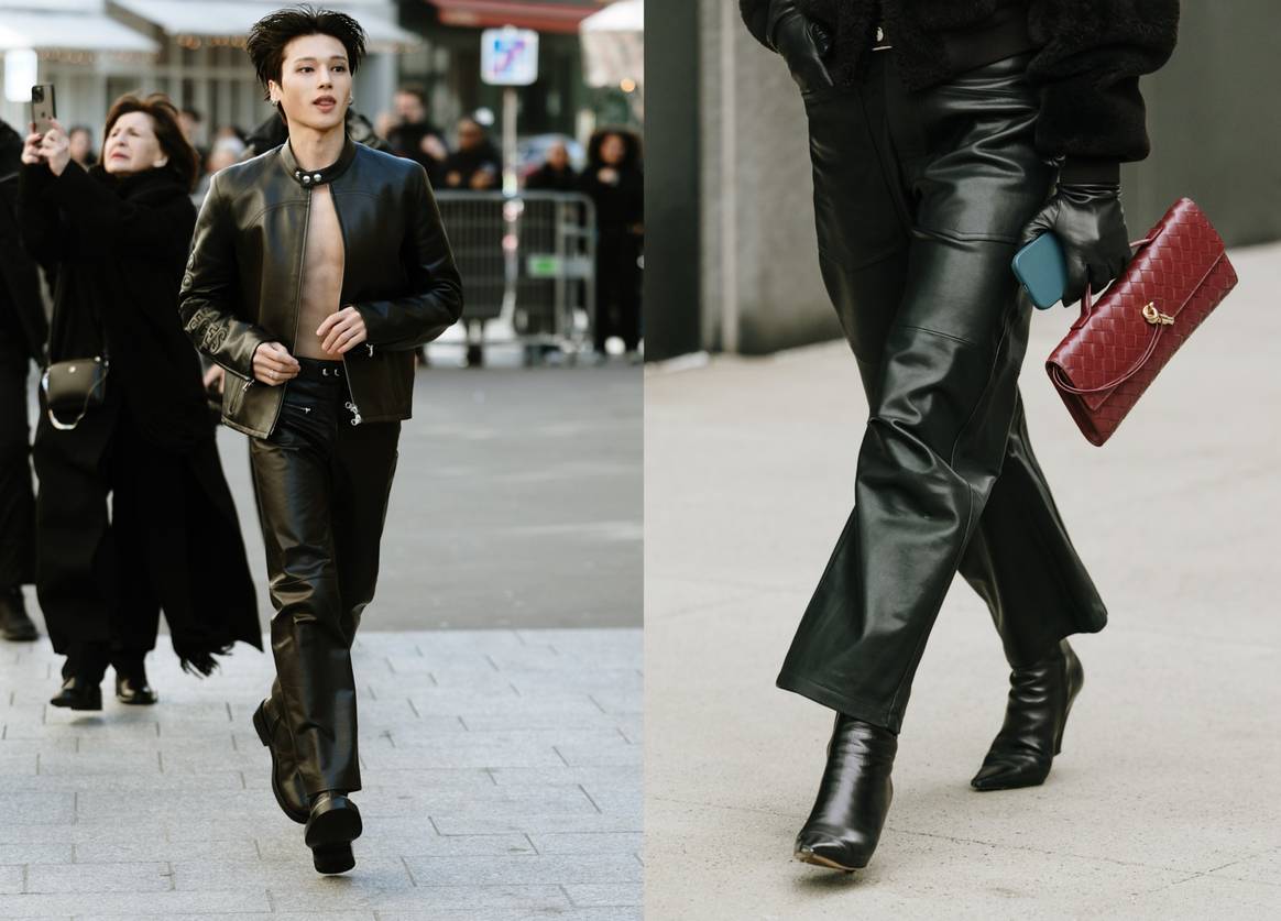 Le pantalon en cuir, pour homme comme pour femme.