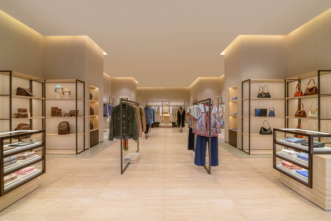 Die neue Etro-Boutique in der Marassi Galleria Mall in Bahrain