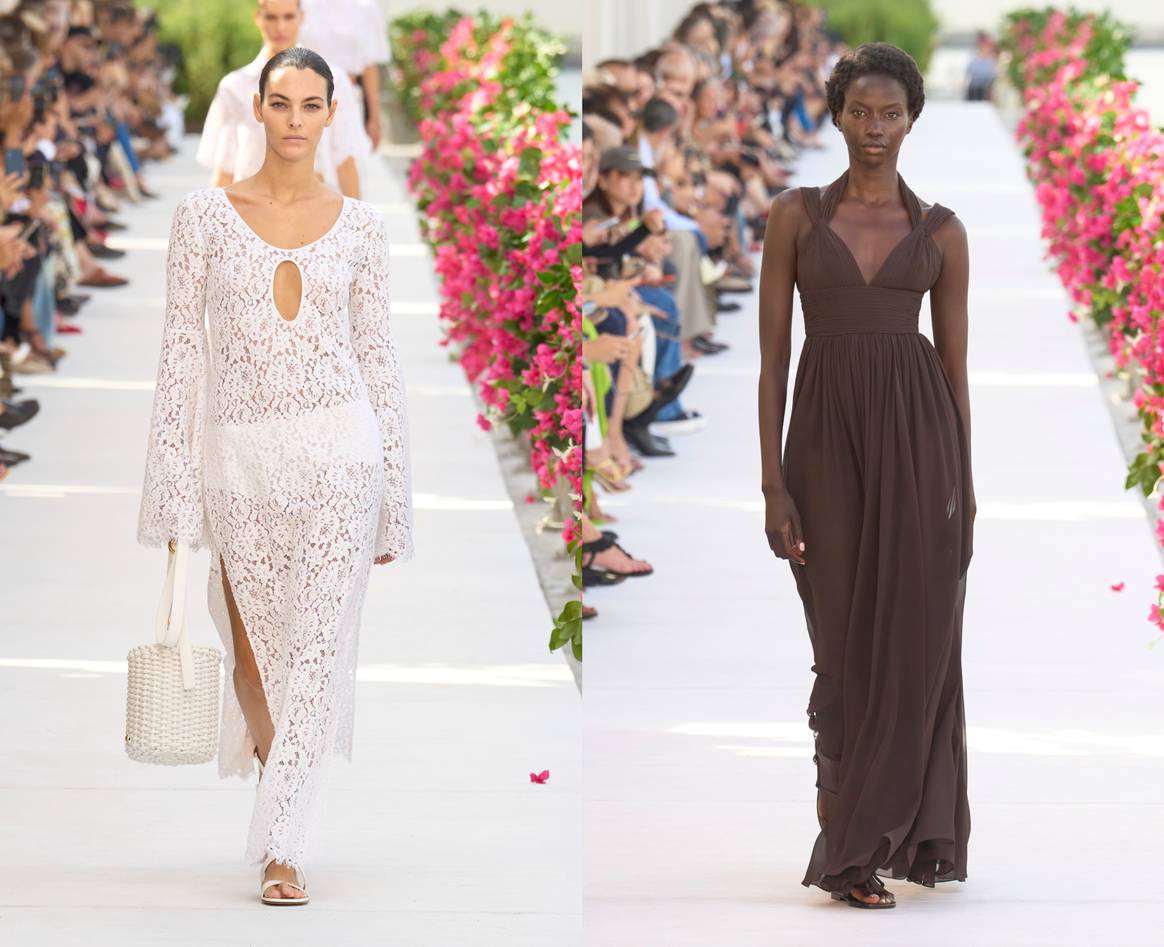 Premier et dernier look du défilé Michael Kors SS24.