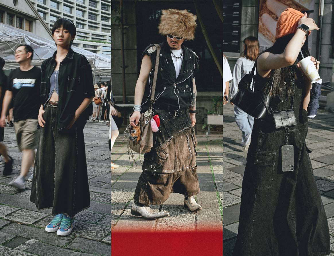 Taipei Fashion Week street style.