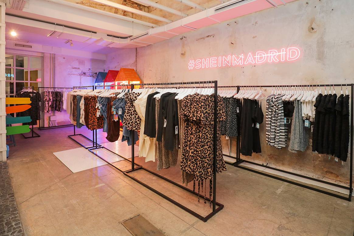 Photo Credits: Pop-up de Shein en espacio Ephimera, en el número 3 de la calle de Sandoval de Madrid.