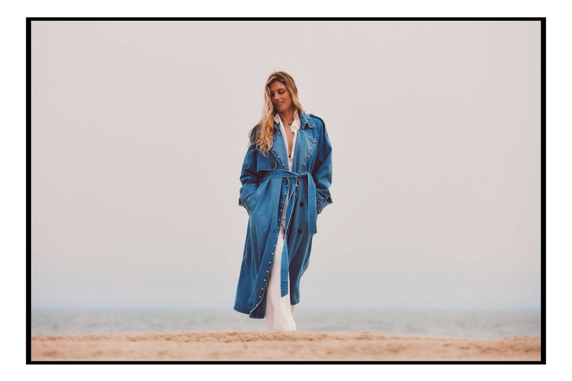 Derek Lam 10 Crosby x Frēda Salvador collection campaign starring surfer Quincy Davis