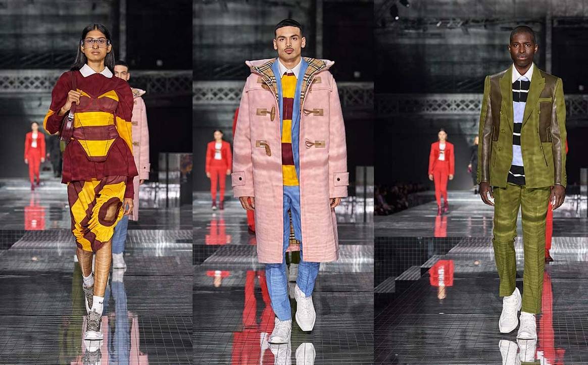 Foto’s: Burberry AW20/21 met toestemming van het
merk