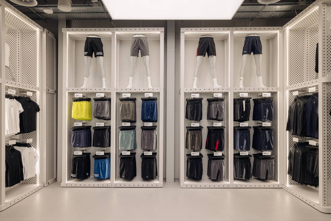 Gymshark aan de Kalverstraat 178 in Amsterdam