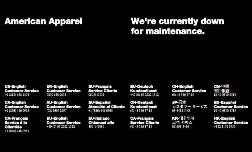 American Apparel startet Website neu - und ein interessantes soziales Experiment