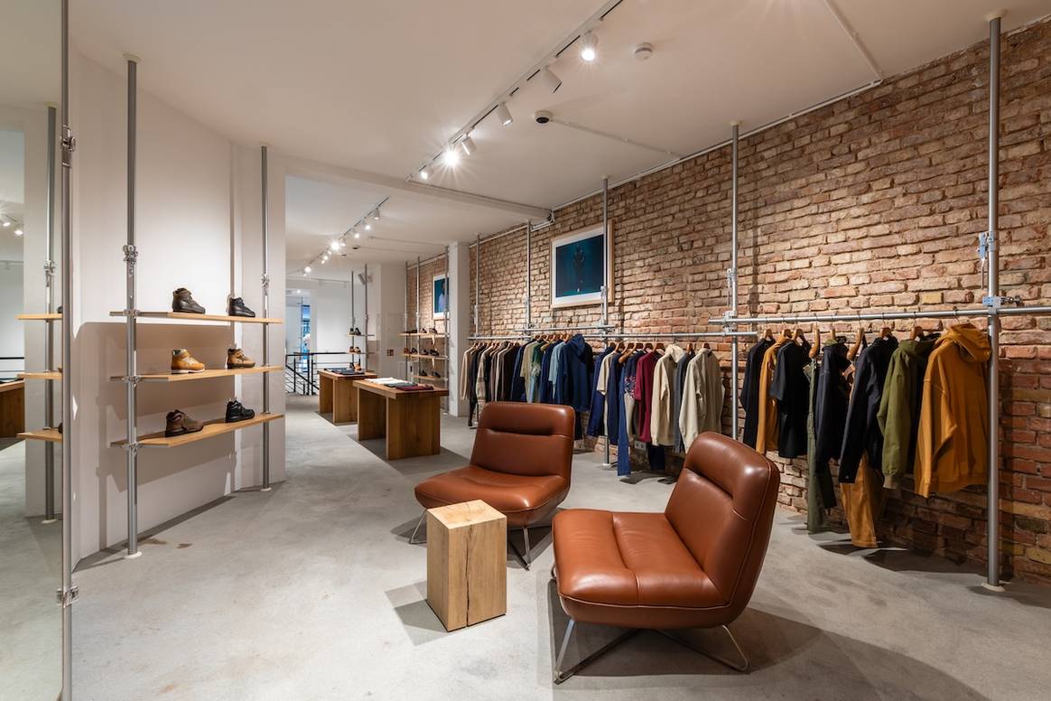 Der temporäre Concept-Store von Timberland in Berlin Bild: Hanne Brandt Photographie