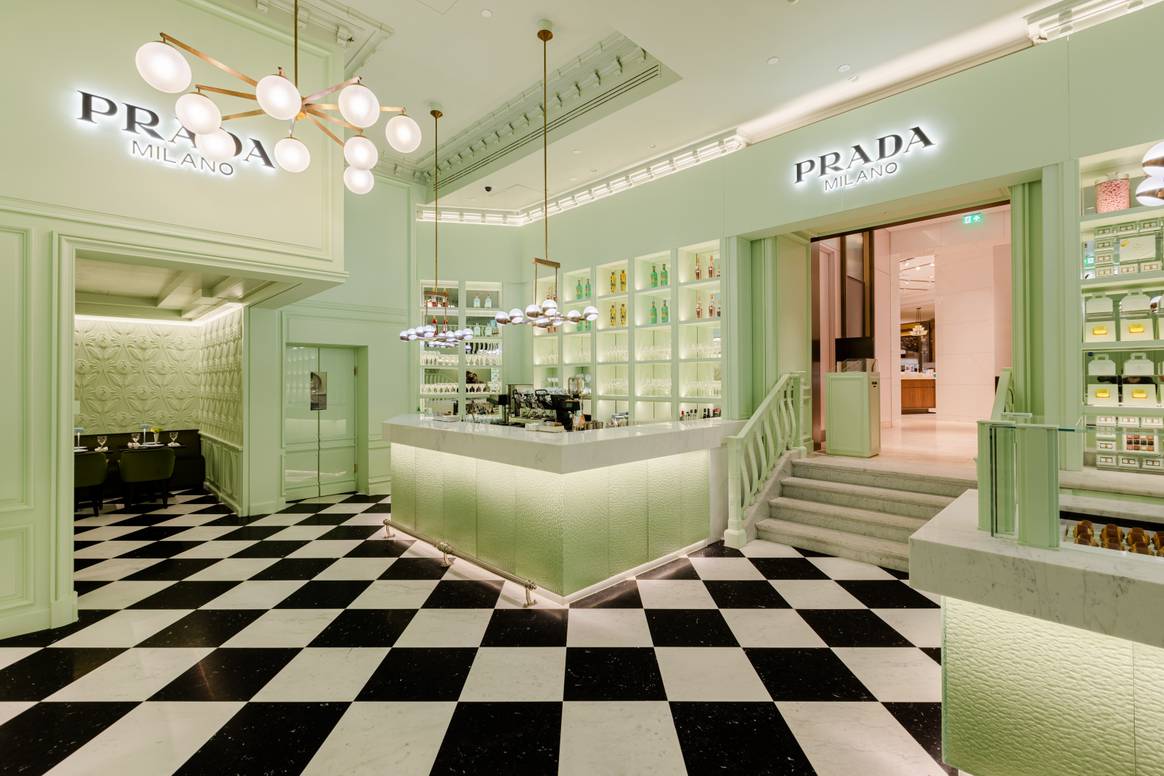 Das Prada Caffè bei Harrods. Foto: Prada / Studio VF1