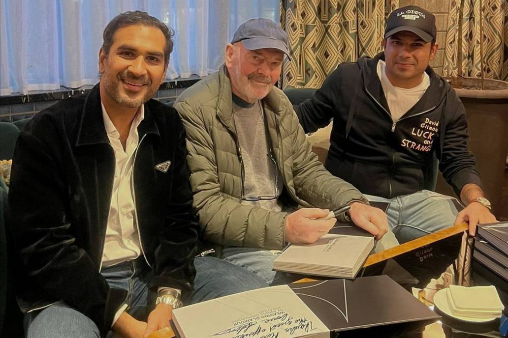 Da sinistra: Omer Ahmed, Adriano Goldschmied, Murtaza Ahmed