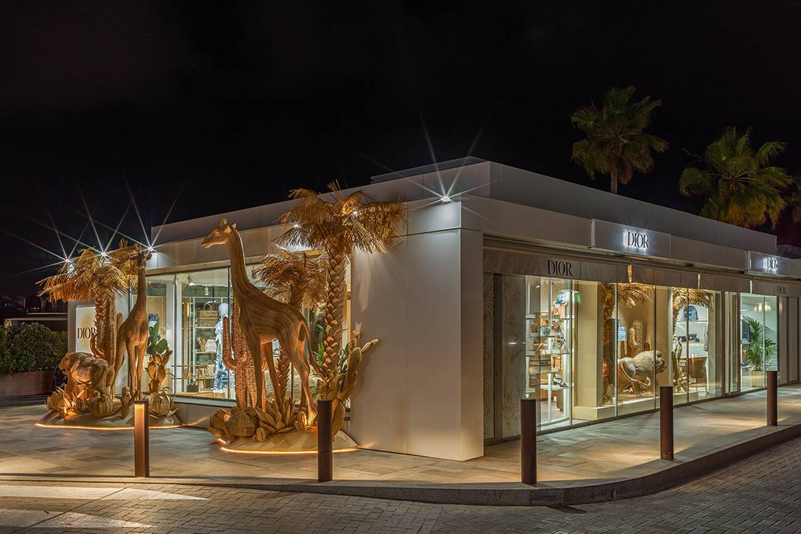 Tienda “resort” de Dior en Ibiza (España).