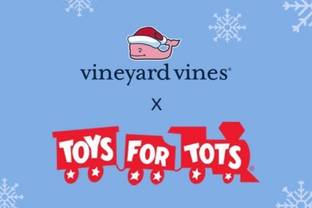 Vineyard Vines partners with Toys for Tots