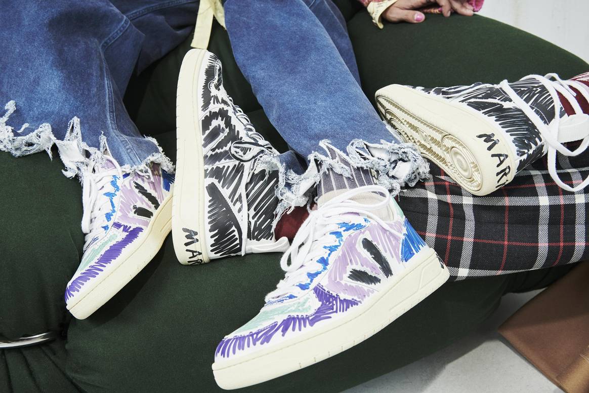 Image: VEJA x MARNI, courtesy of the brand