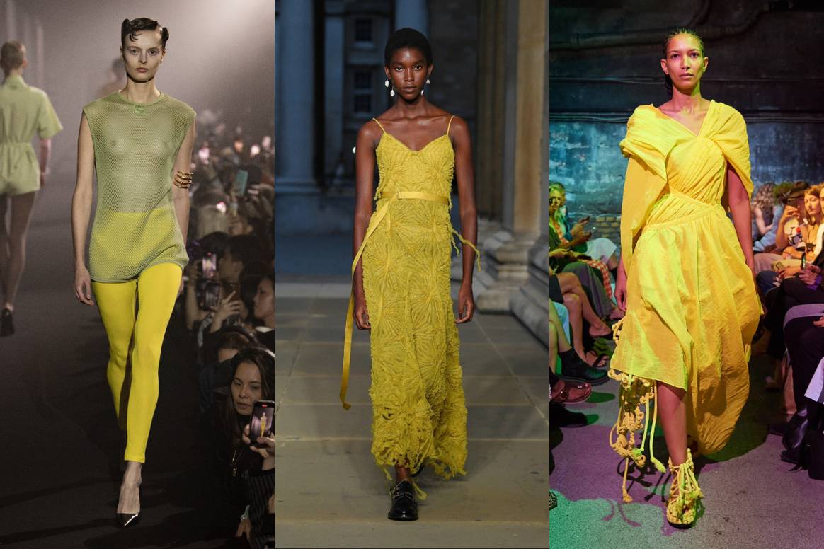 Spotted on the catwalk: Pantone's spring/summer 2023 fashion colours