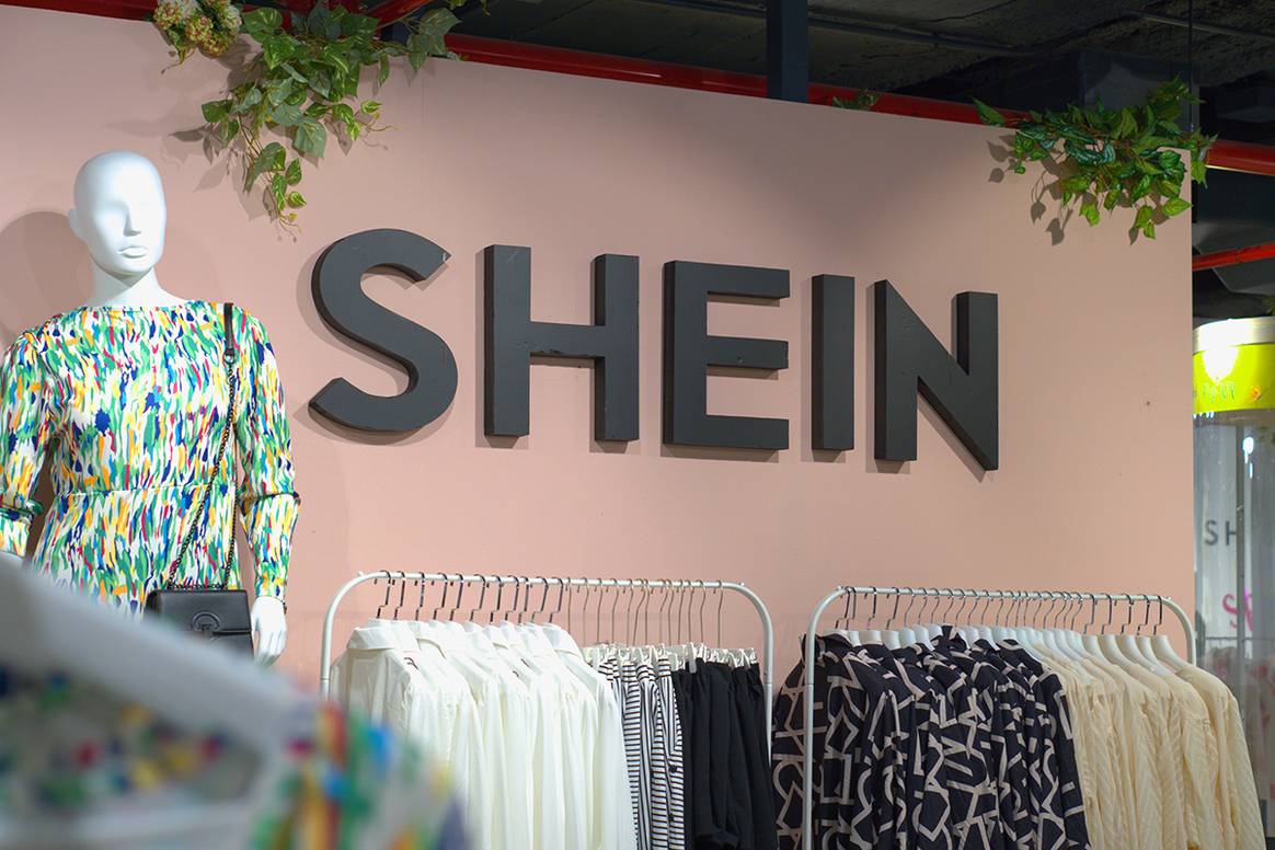 Interior de la nueva pop-up de Shein en el centro comercial ABC Serrano de Madrid, desde el 27 de abril al 5 de mayo de 2024.