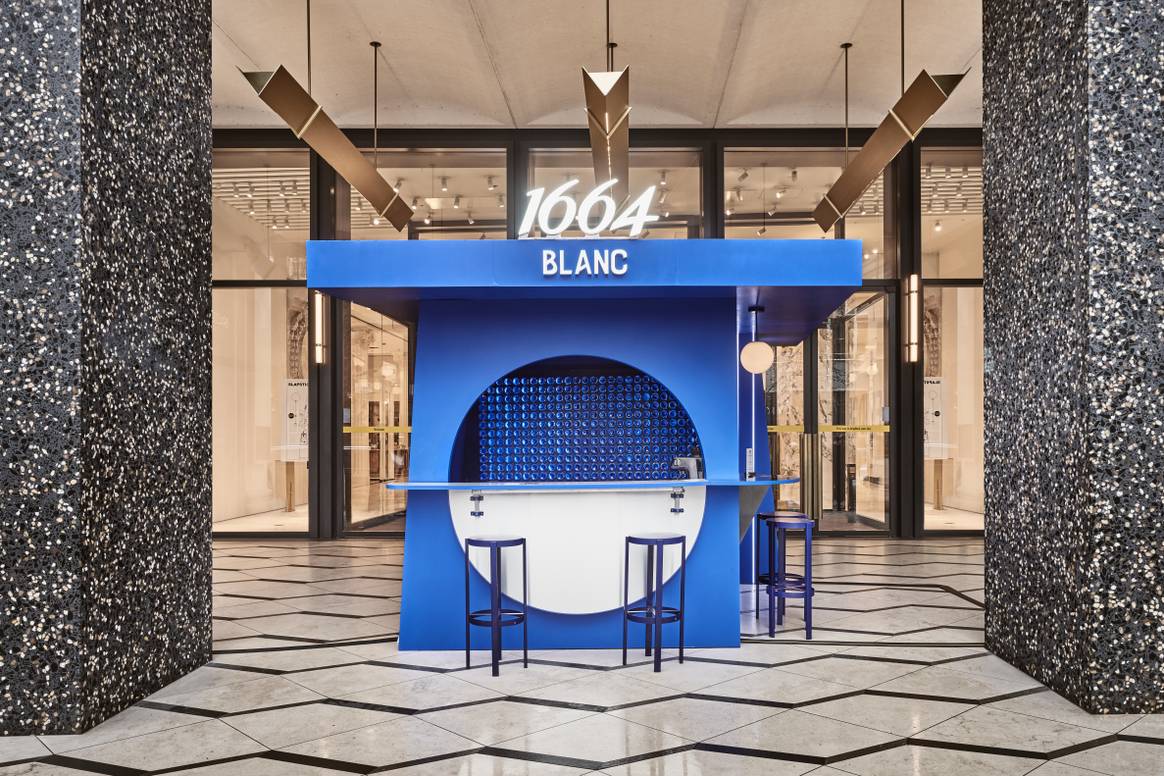 Blanc 1664 x Selfridges pop-up.