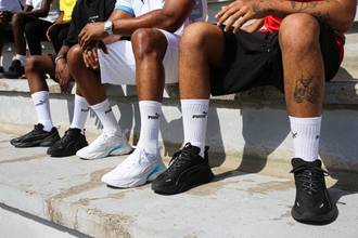 Puma stock falls as major shareholder weighs options