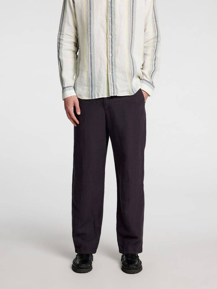220 Loose Fit Broek Van Linnenblend | Selected Homme