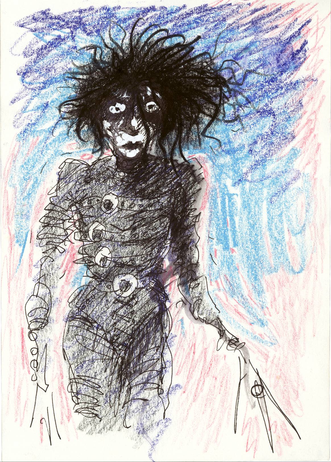 Tim Burton, Untitled (Edward Scissorhands), 1990. EDWARD SCISSORHANDS ©1990. 20th Century Studios, Inc. All Rights Reserved