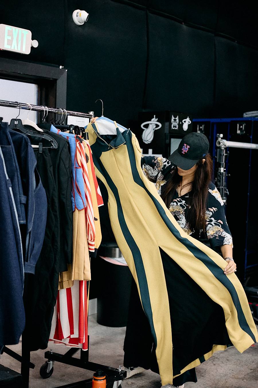 Juanita Crary working for designer Shantall Lacayo.