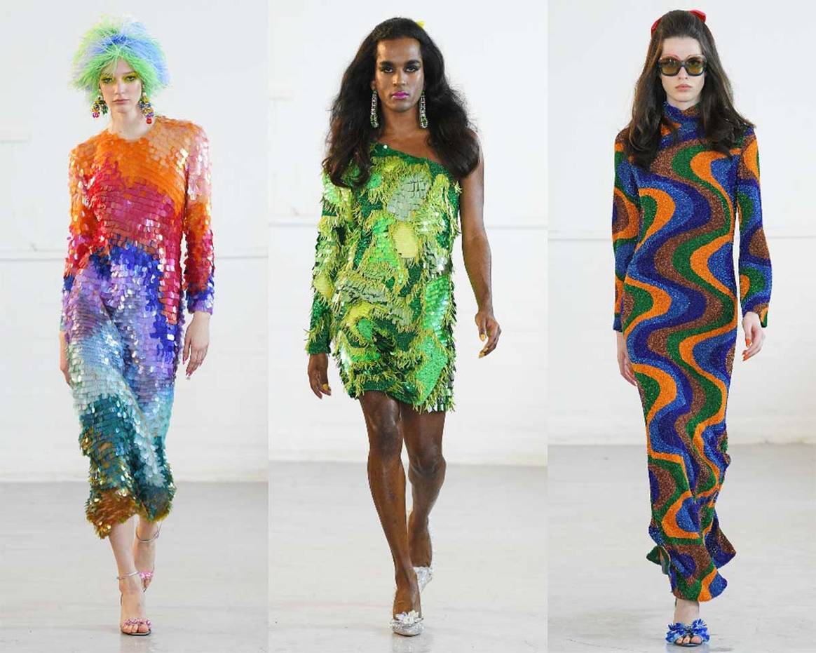 LFW AW20: Tulle, sequins and couture glamour