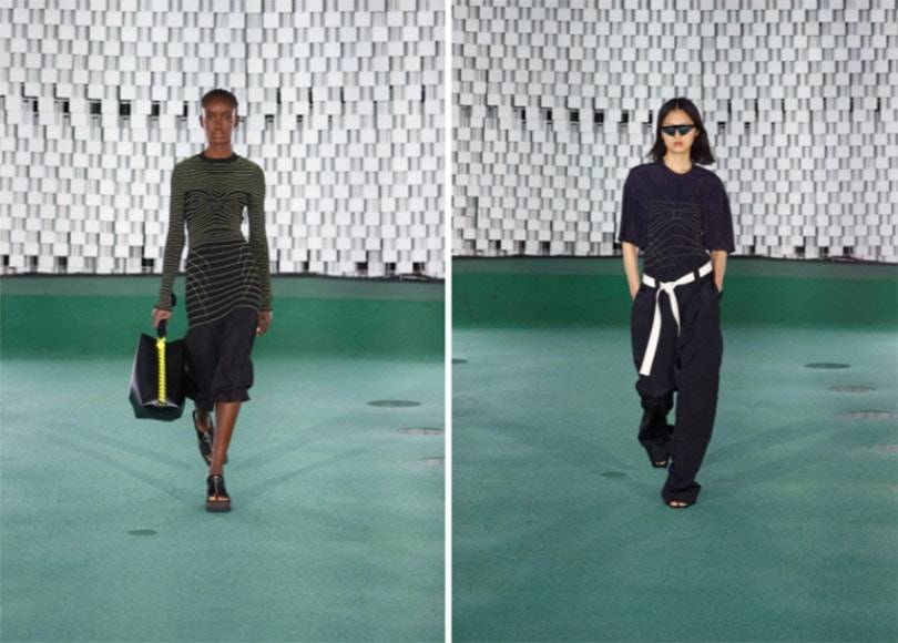 Stella McCartney Frayme is the world’s first mushroom leather bag featured in a runway show