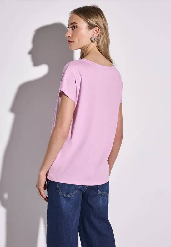 T-shirt avec texte sur film | Street One
