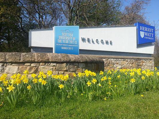 HWU campus entrance - Worldwide Fashion Design Lookbook