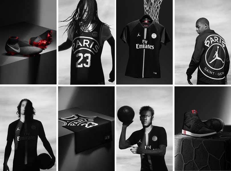 Jordan (Nike) collabore avec le Paris Saint-Germain dans l'univers du foot