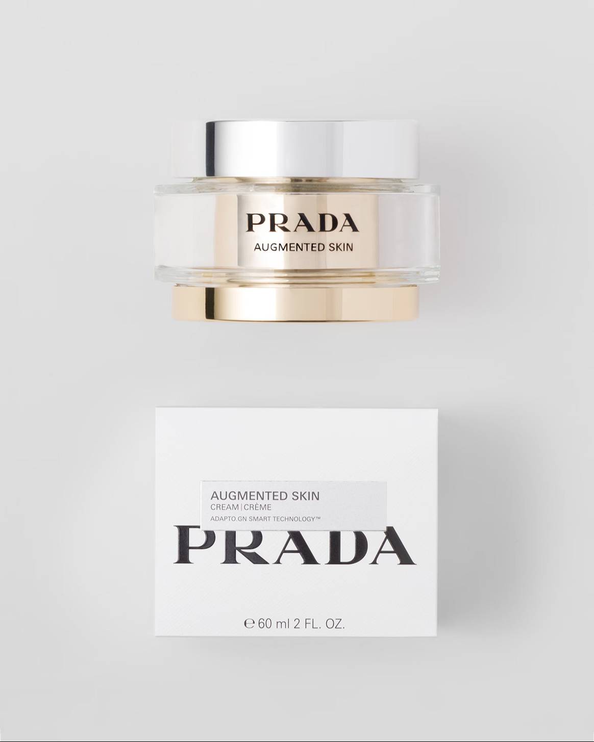 Artículo de la nueva línea de cuidado facial “Prada Skin” de Prada.