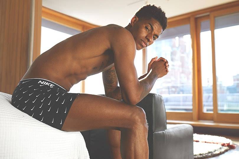 Marcus Rashford präsentiert die Nike AW20 Underwear Collection