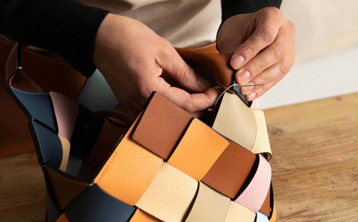 Loewe launches bag made from surplus leather