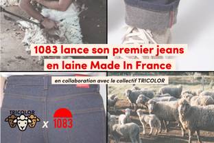 1083 lance son premier jeans en laine française